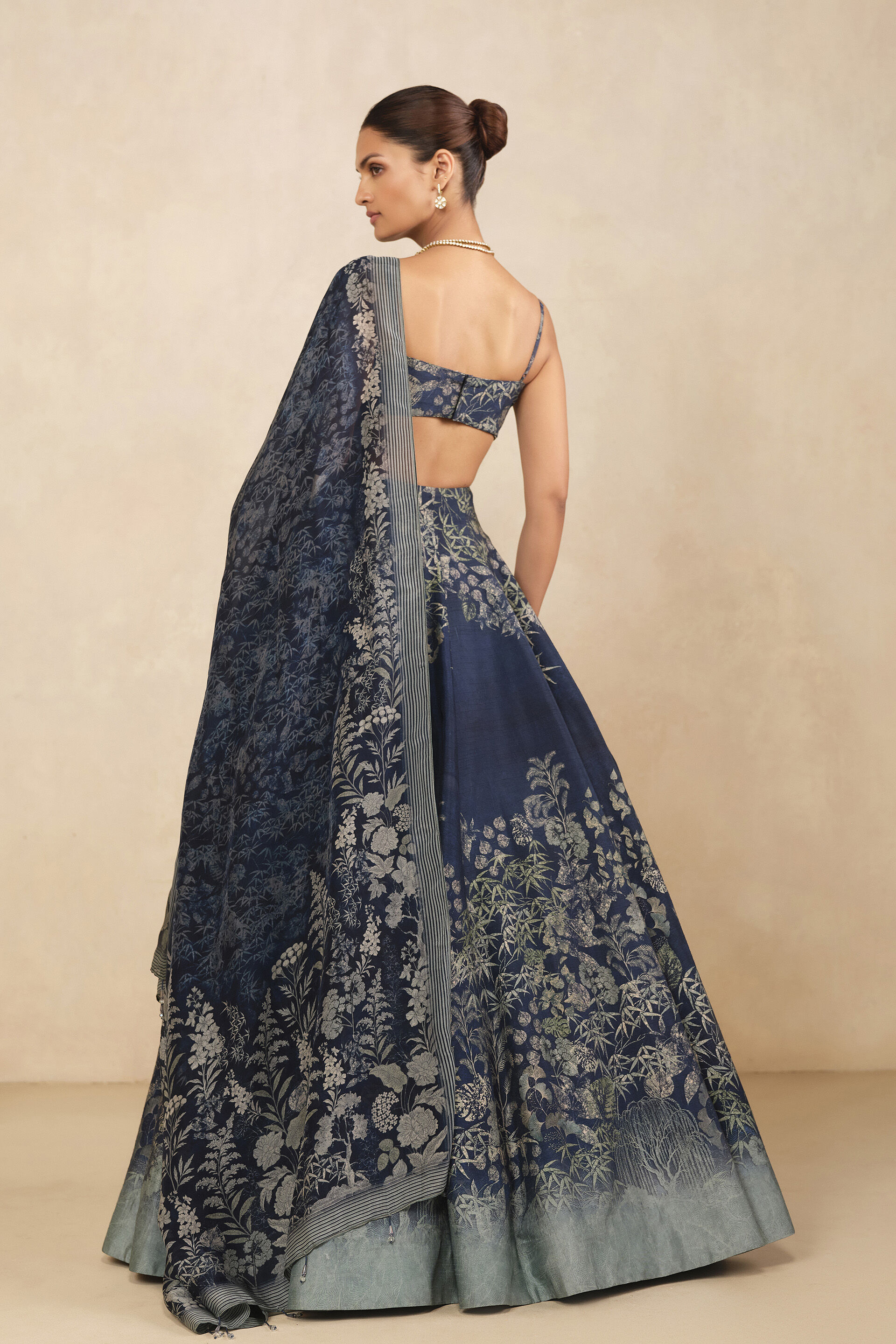 Samah Skirt Set -  Blue